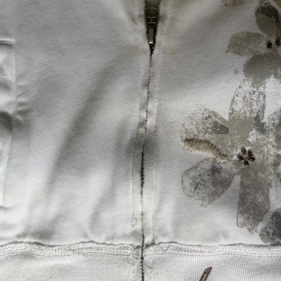 2 for $10 💕 Abercrombie Kids Floral Hoodie L - Picture 13 of 14